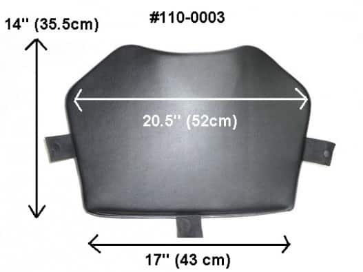 Seat cushion for ATV rear boxes Wes Classic